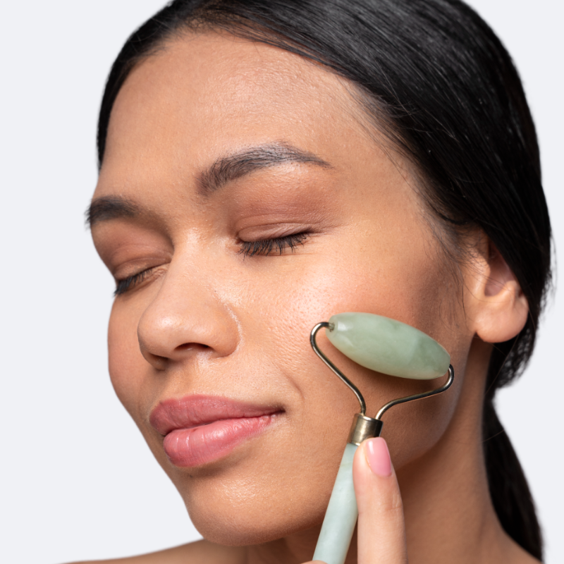 Gua-sha pierre outil massage facial drainage