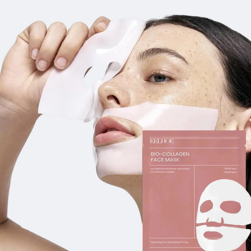 Masque collagène application soin visage
